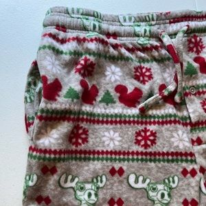 Christmas Fleece Pajama Bottoms-Men’s Size Large